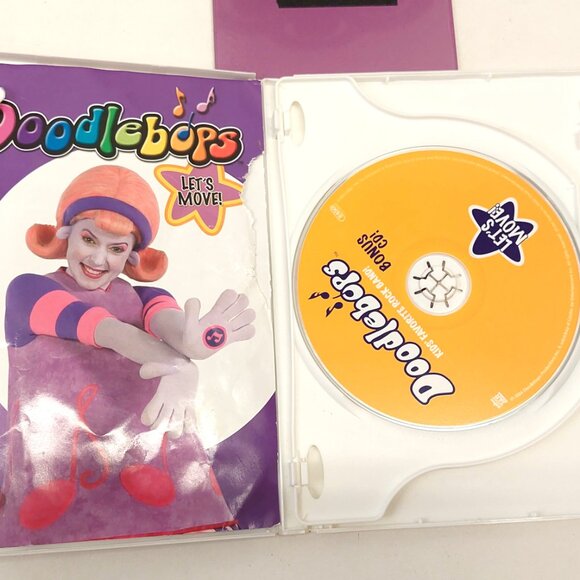 Let's Move - 2 Disc Set DVD By Doodlebops - VERY GOOD - includes bonus CD - Picture 3 of 4